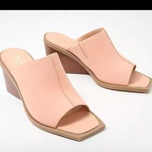 Matisse Lillie Brazilian Leather Square Toe Mule Sandals Size 9